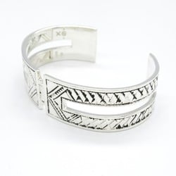 Hermes Touareg T4 Bangle Silver 925 Women's