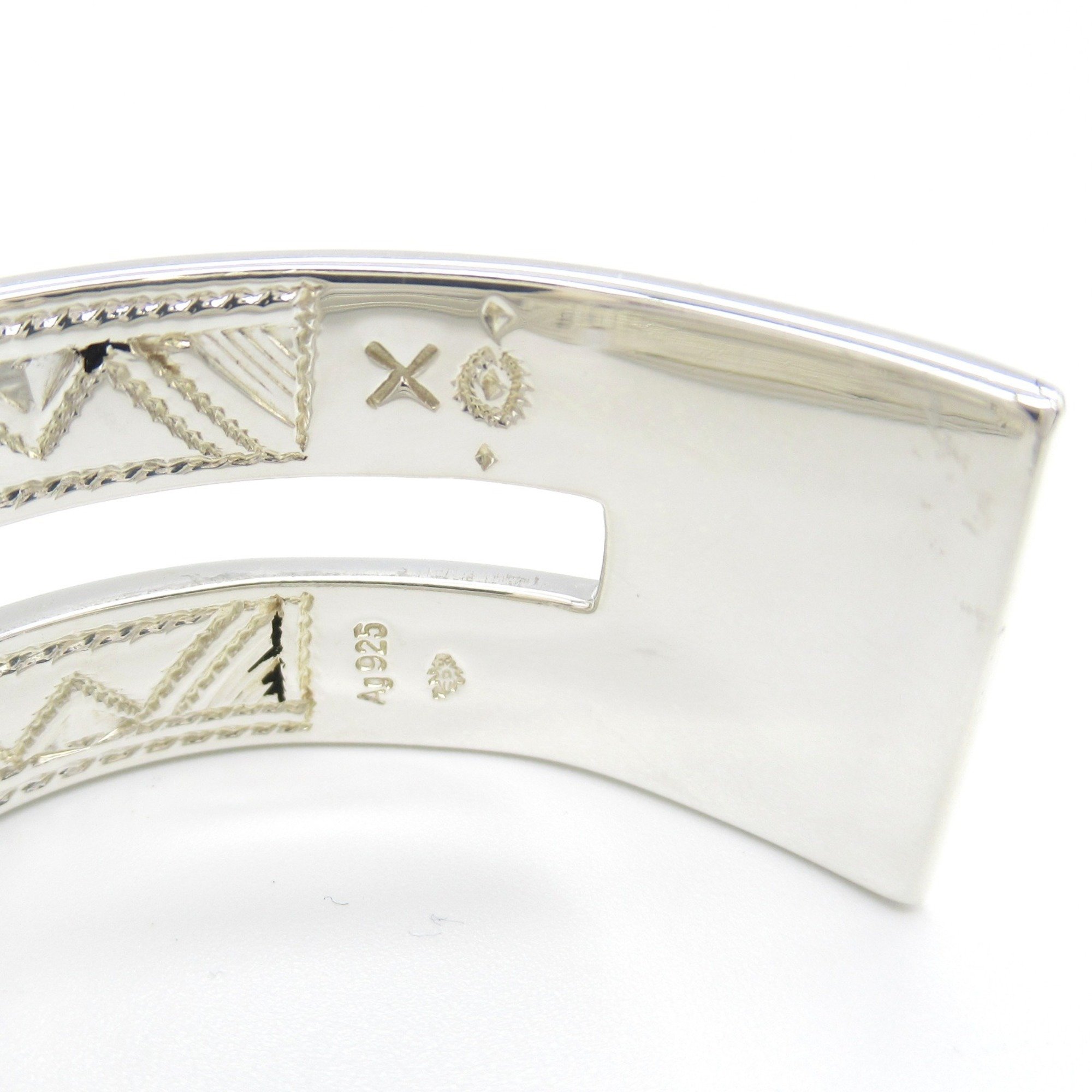 Hermes Touareg T4 Bangle Silver 925 Women's