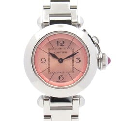 CARTIER Miss Pasha watch, stainless steel, ladies, pink, W3140008