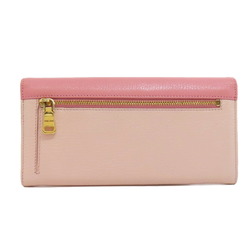 Miu Miu Miu Ribbon Long Wallet Leather Women's MIUMIU