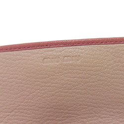 Miu Miu Miu Ribbon Long Wallet Leather Women's MIUMIU