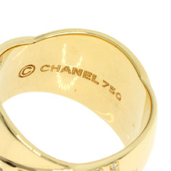 CHANEL Bordic Diamond Ring, 18K Yellow Gold, Women's,