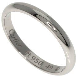 Cartier Classic Wedding Band #49 Ring, Platinum PT950, Women's CARTIER