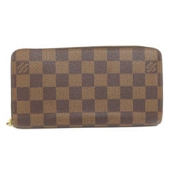 Louis Vuitton N60015 Zippy Wallet (old long wallet) Damier canvas for women LOUIS VUITTON