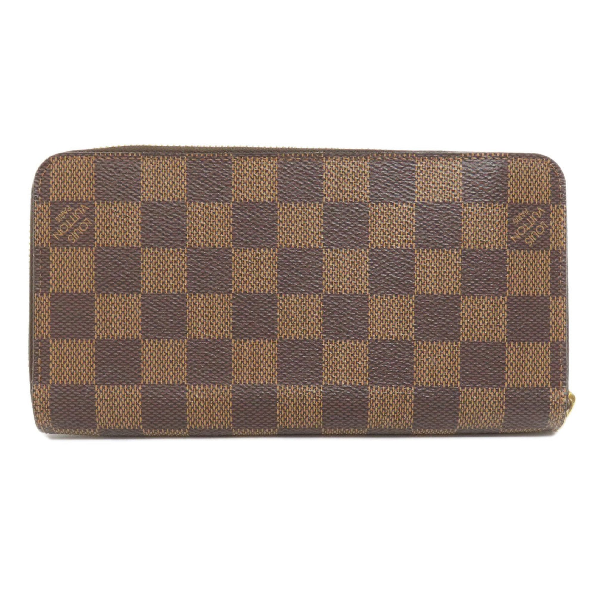 Louis Vuitton N60015 Zippy Wallet (old long wallet) Damier canvas for women LOUIS VUITTON