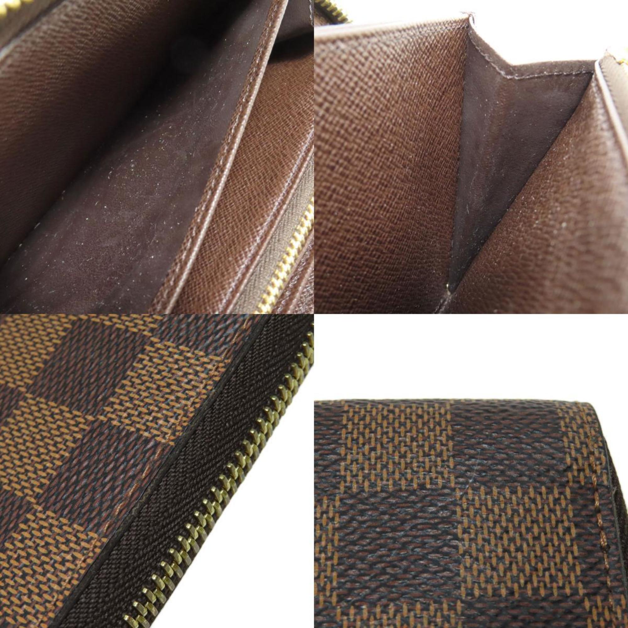 Louis Vuitton N60015 Zippy Wallet (old long wallet) Damier canvas for women LOUIS VUITTON