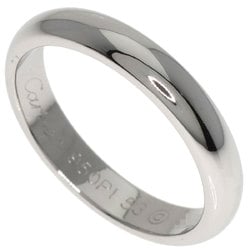 Cartier Classic Wedding Band #53 Ring, Platinum PT950, Women's CARTIER