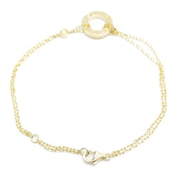 Cartier Love Circle 2P Diamond Bracelet K18 (Yellow Gold) Ladies Clear