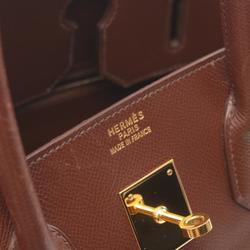 Hermes HERMES Birkin 35 Handbag Bag Cushvel Women's Brown