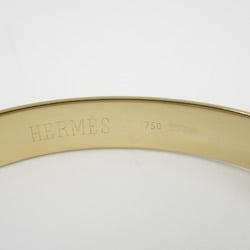 Hermes HERMES Belt Design Bracelet K18 (Yellow Gold) Diamond Women's Clear