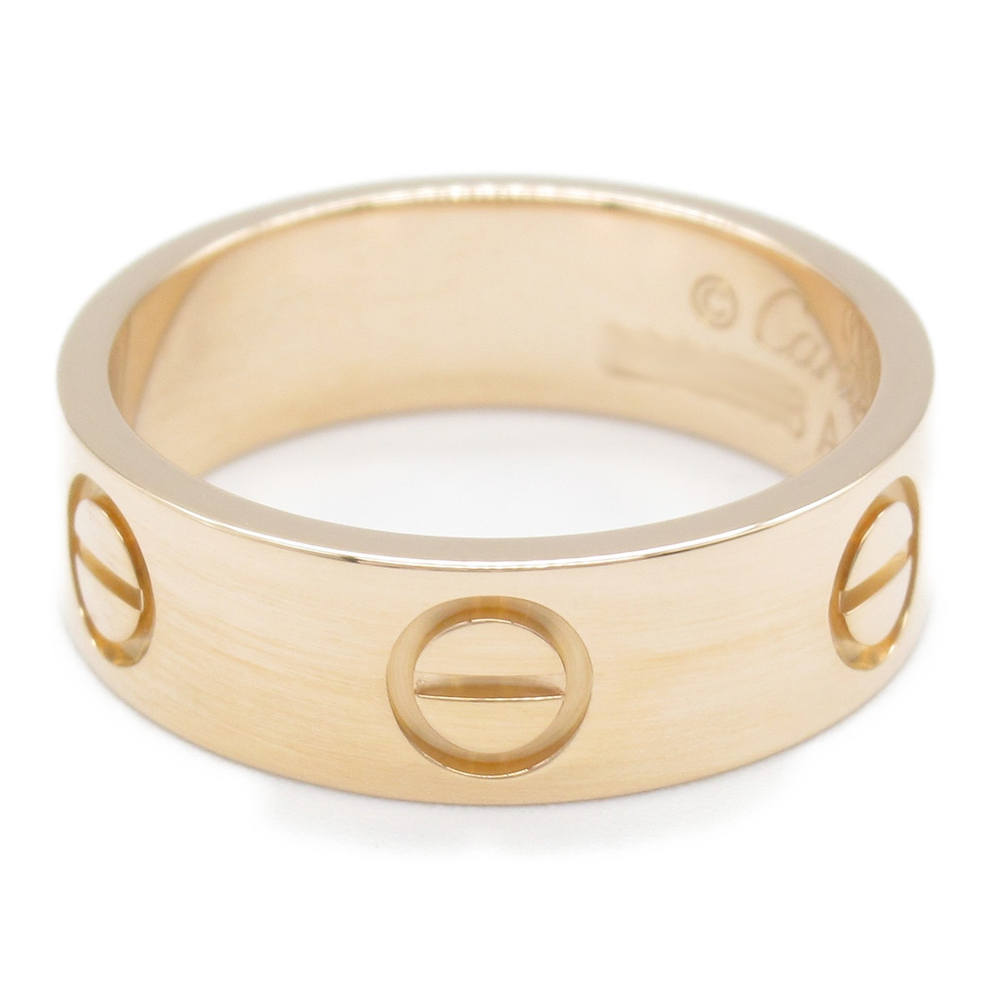 Cartier Love Ring, K18PG (Pink Gold), Men's, Women's, Gold