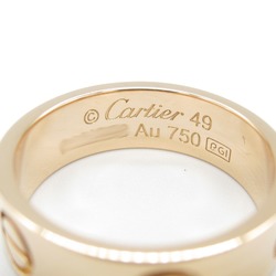 Cartier Love Ring, K18PG (Pink Gold), Men's, Women's, Gold