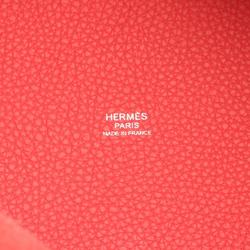 Hermes HERMES Picotin Lock PM Handbag Bag Taurillon Clemence Women's Red