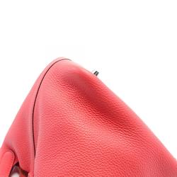 Hermes HERMES Picotin Lock PM Handbag Bag Taurillon Clemence Women's Red