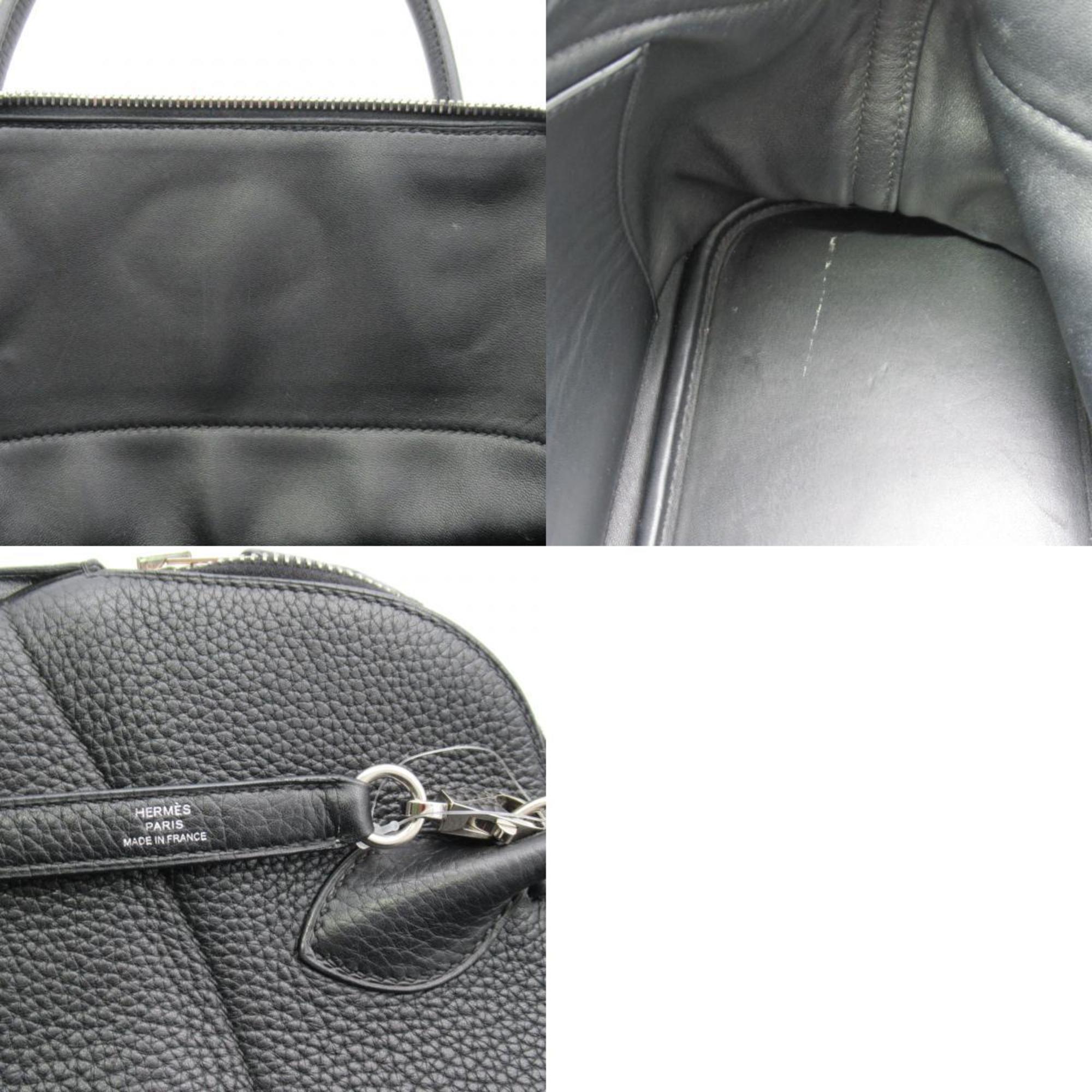 Hermes HERMES Bolide 31 Black Handbag Bag Leather Taurillon Clemence Women's