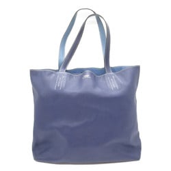 Hermes HERMES Double Sens 36 Blue Saphir Celeste Tote Bag Calfskin (Cowhide) Sikkim Women's