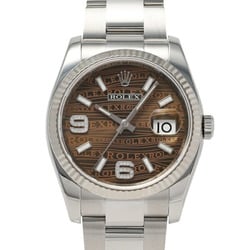 Rolex ROLEX Datejust 36 116234 Brown Dial Men's Watch