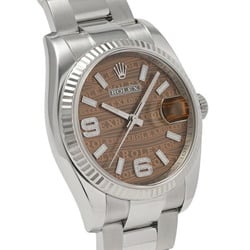 Rolex ROLEX Datejust 36 116234 Brown Dial Men's Watch