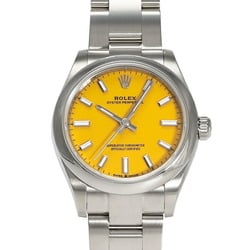 Rolex ROLEX Oyster Perpetual 31 277200 Yellow/Bar Dial Wristwatch Women's