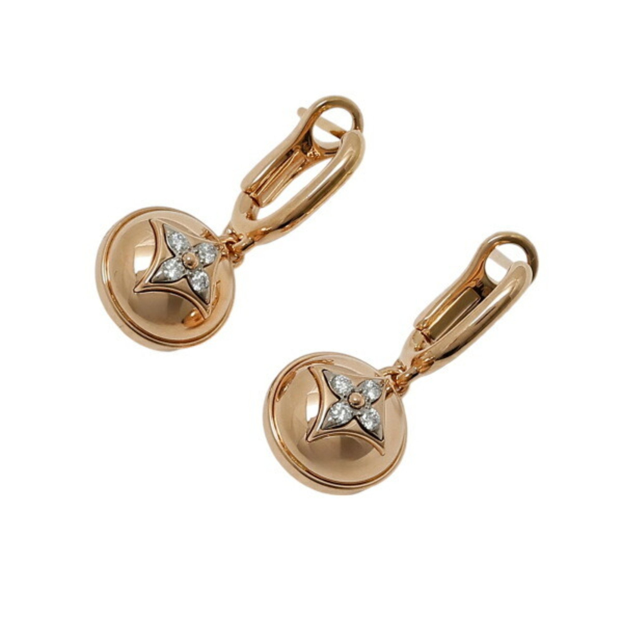 Louis Vuitton Boucle d'oreille B Blossom K18PG Pink Gold Earrings