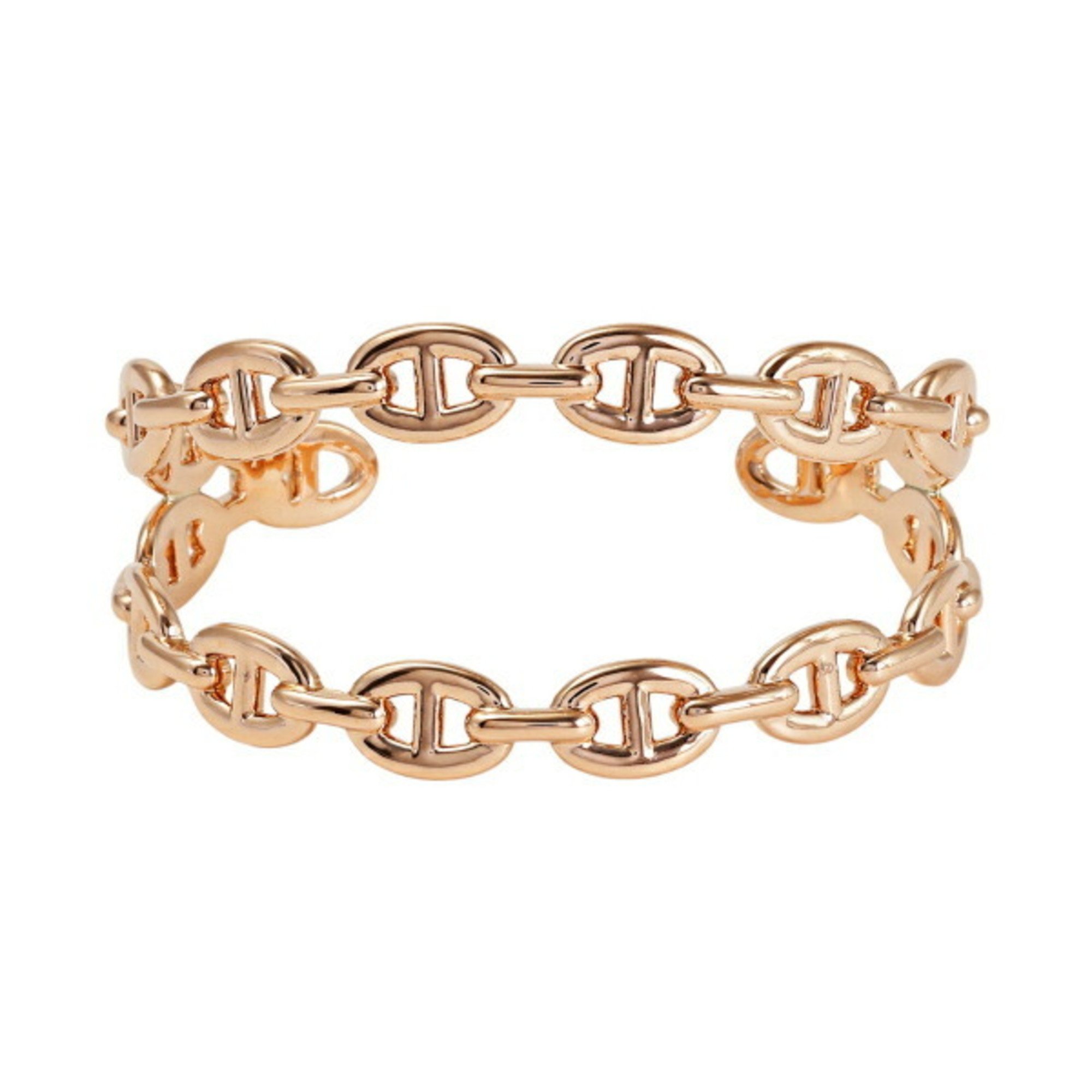 Hermes Chaine d'Ancre Ancier K18PG Pink Gold Bracelet