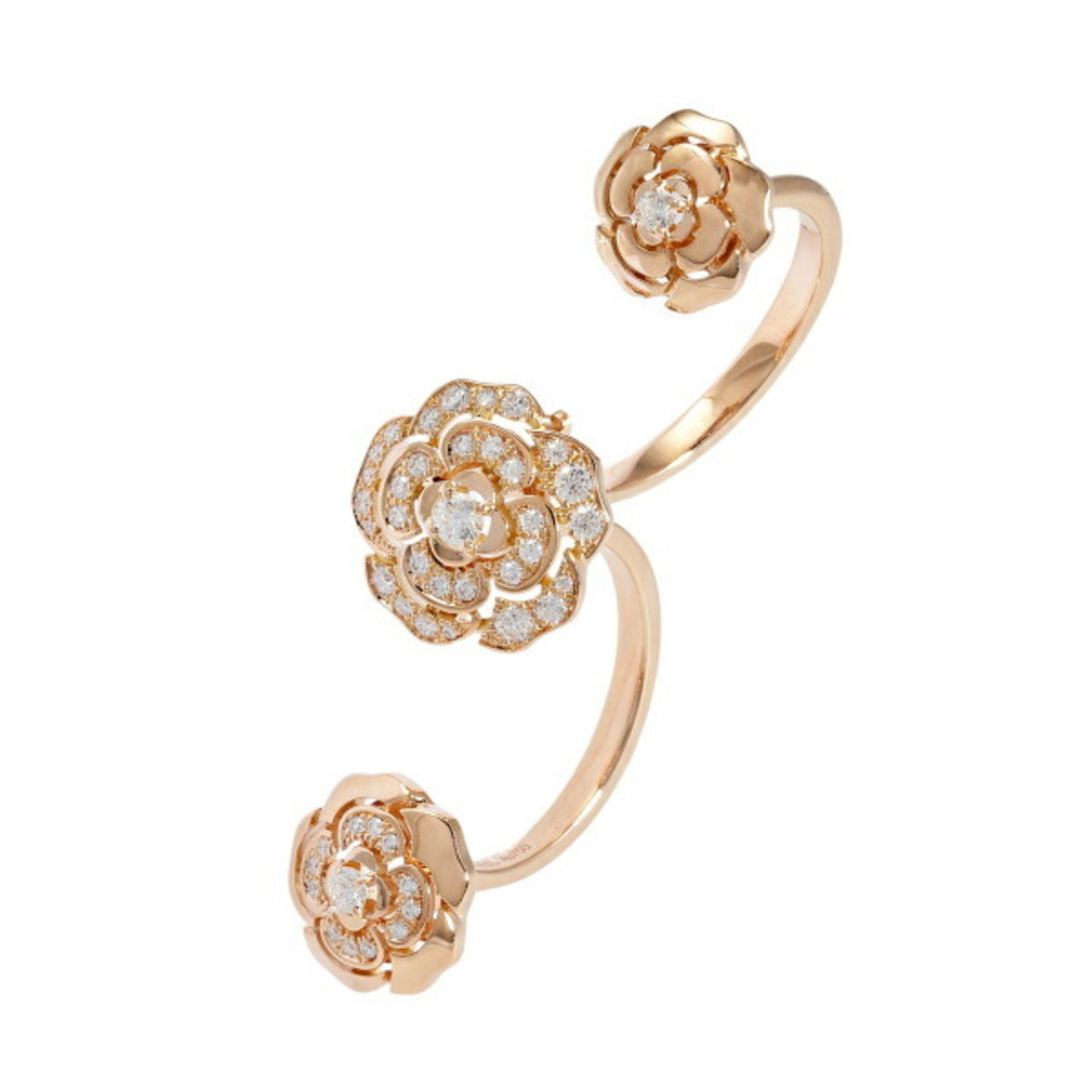 Chanel Camellia K18PG Pink Gold Ring