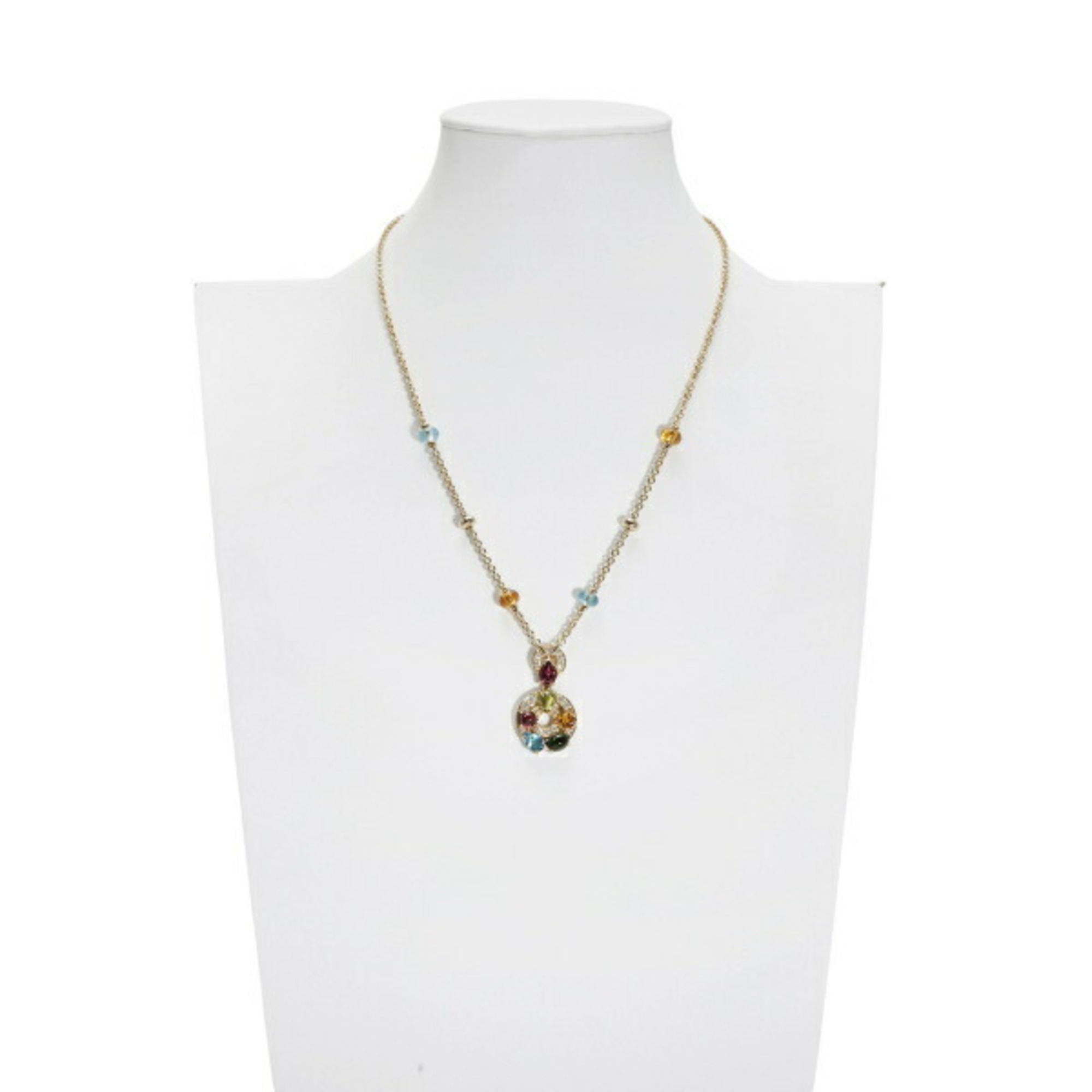 Bvlgari Bulgari Astrale (Cherki) Multicolor K18YG Yellow Gold Necklace