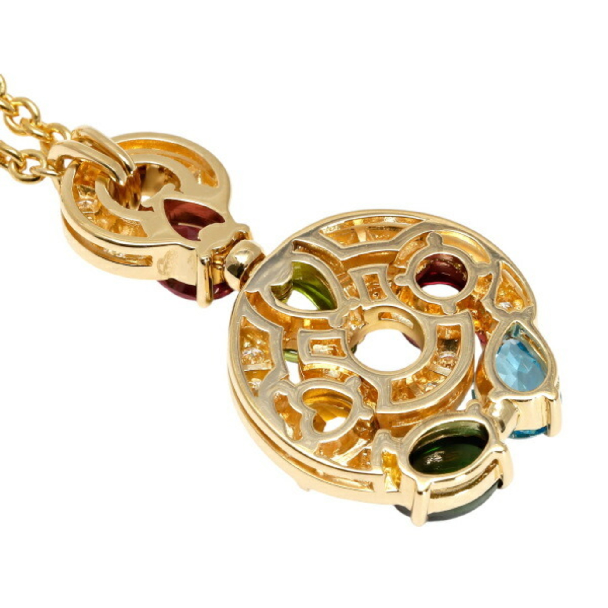 Bvlgari Bulgari Astrale (Cherki) Multicolor K18YG Yellow Gold Necklace