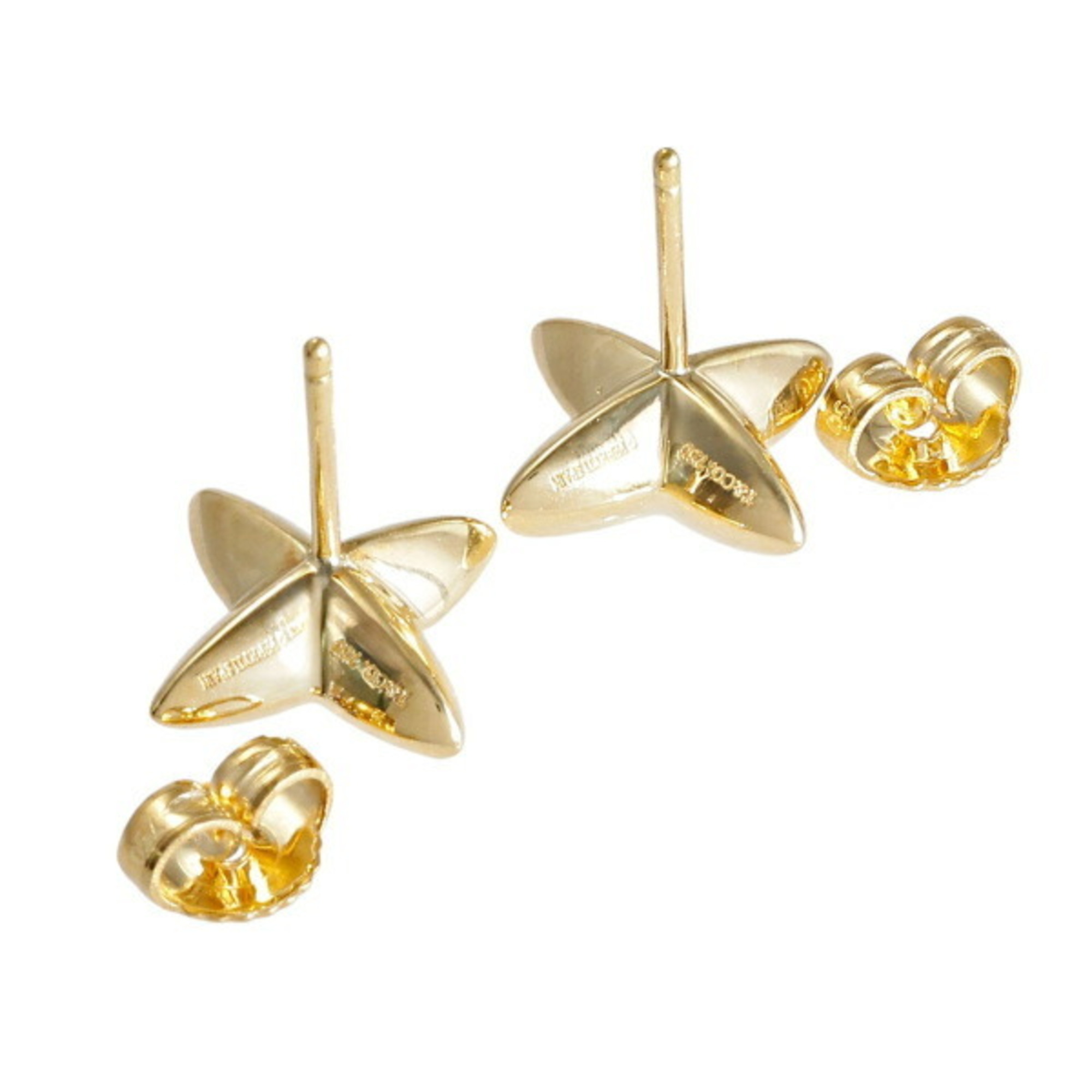 Tiffany & Co. Elsa Peretti Sirius Star K18YG Yellow Gold Earrings