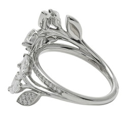 Tiffany Victoria Platinum Diamond Vine Bypass Ring PT950