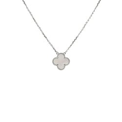 Van Cleef & Arpels Alhambra K18WG White Gold Necklace