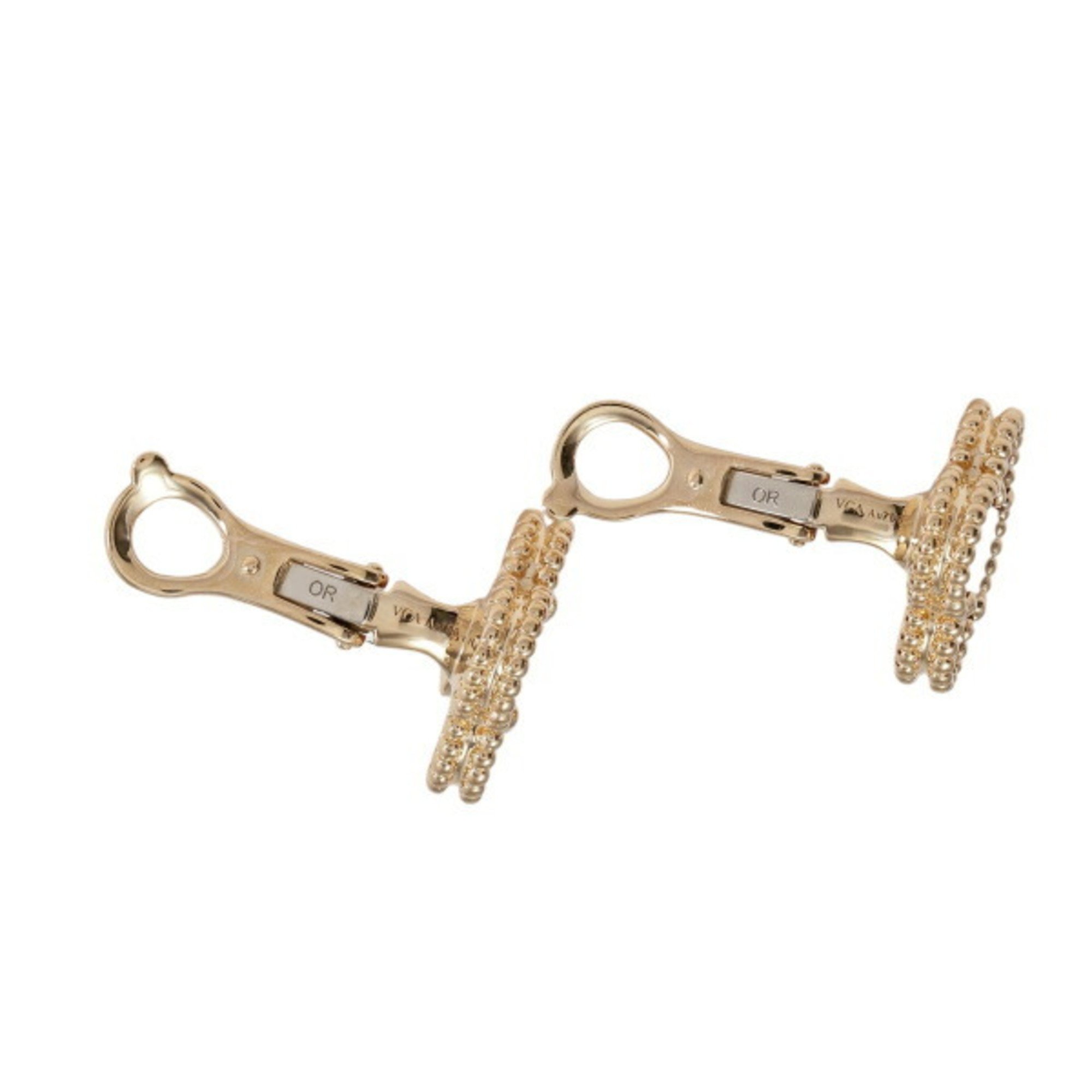 Van Cleef & Arpels Alhambra 18K Yellow Gold Earrings