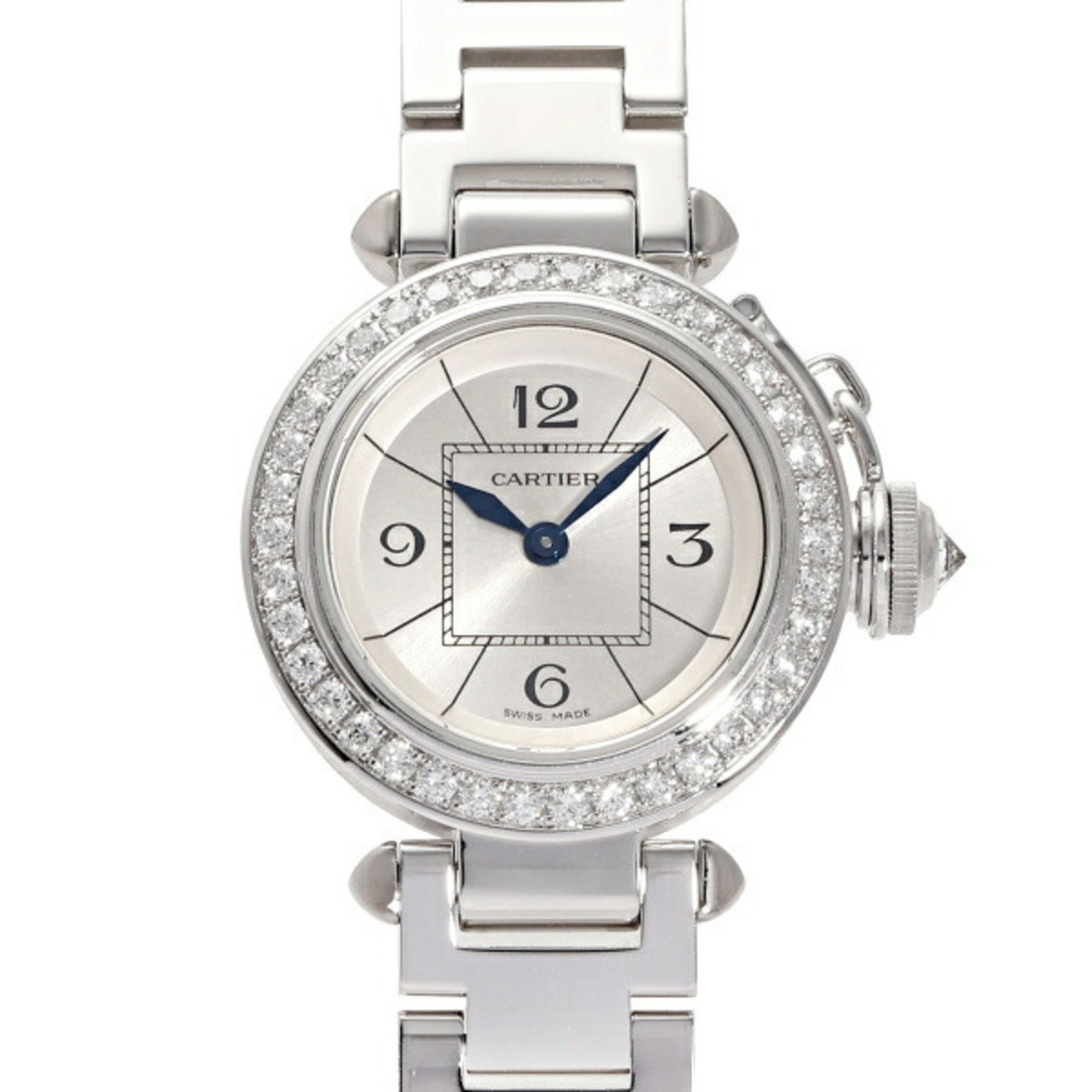 Cartier Miss Pasha WJ124012 Silver Dial Wristwatch for Women