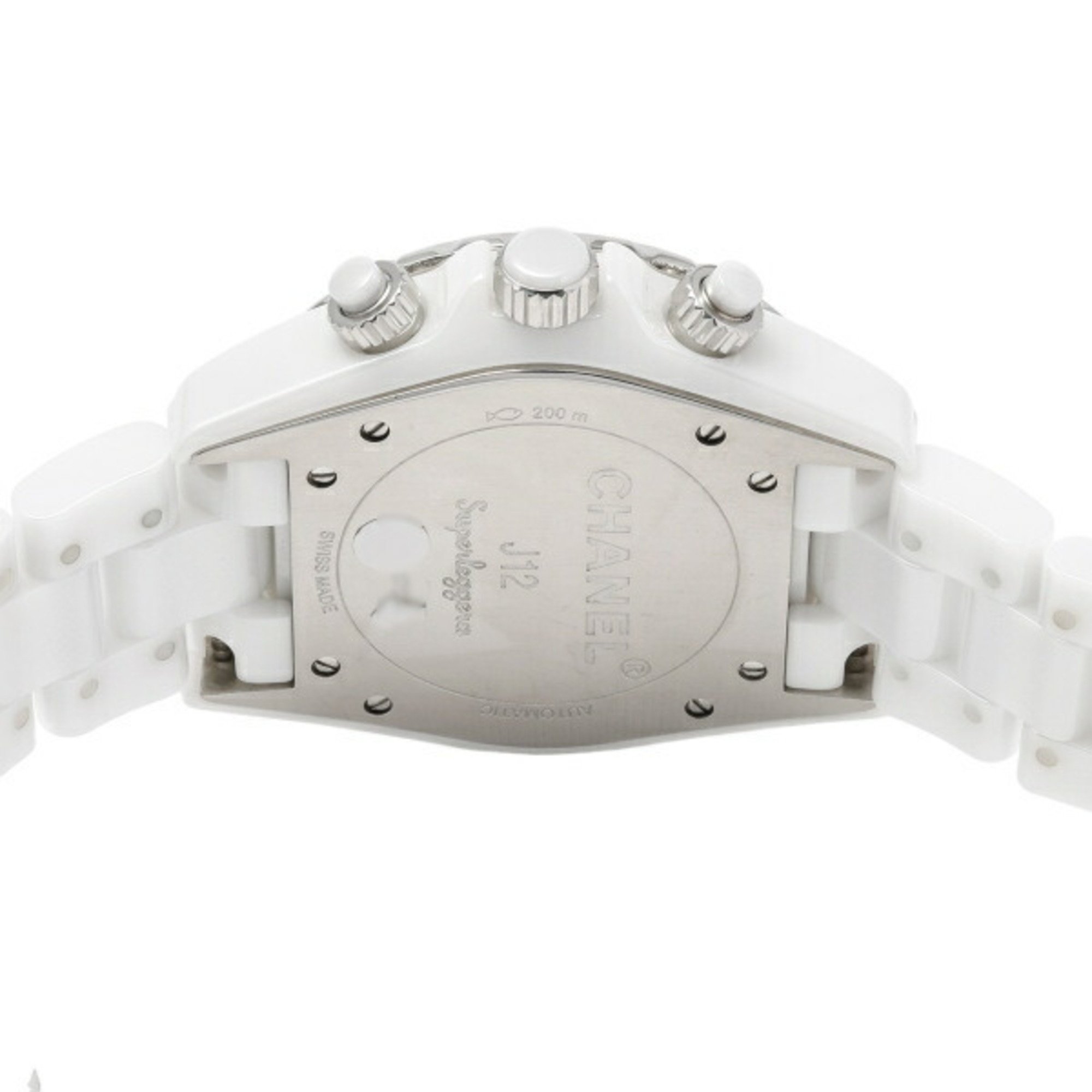 CHANEL J12 Superleggera H3410 White Dial Men's Watch