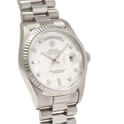 Rolex ROLEX Day-Date 36 18239A Silver/8PD/2PB Dial Men's Watch