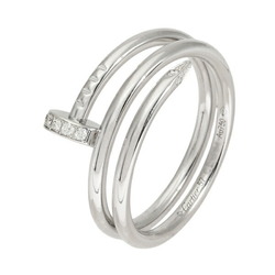 Cartier Juste un Clou K18WG White Gold Ring