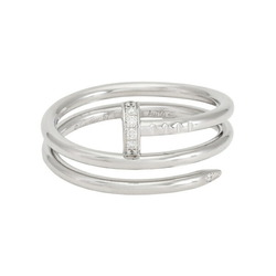 Cartier Juste un Clou K18WG White Gold Ring