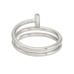 Cartier Juste un Clou K18WG White Gold Ring