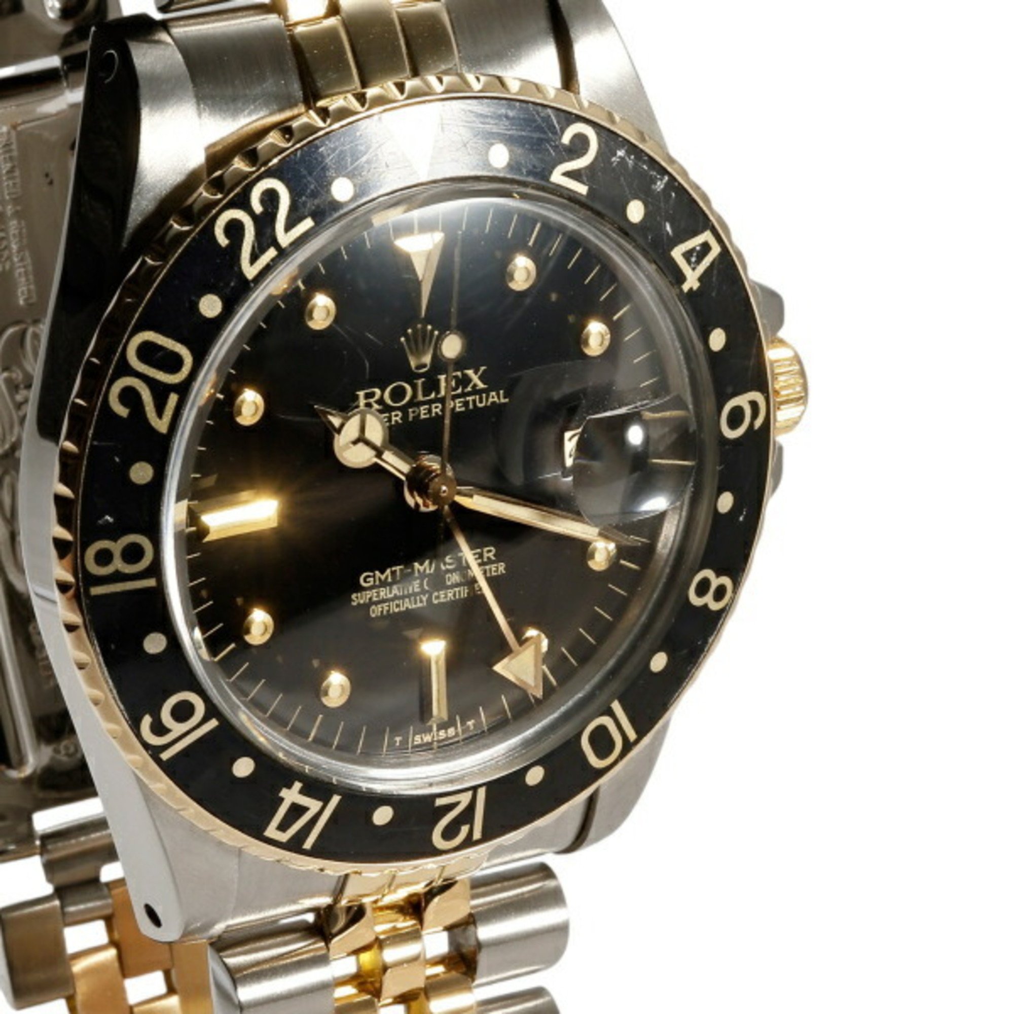 Rolex GMT Master 16753 Black Dial Men's Watch