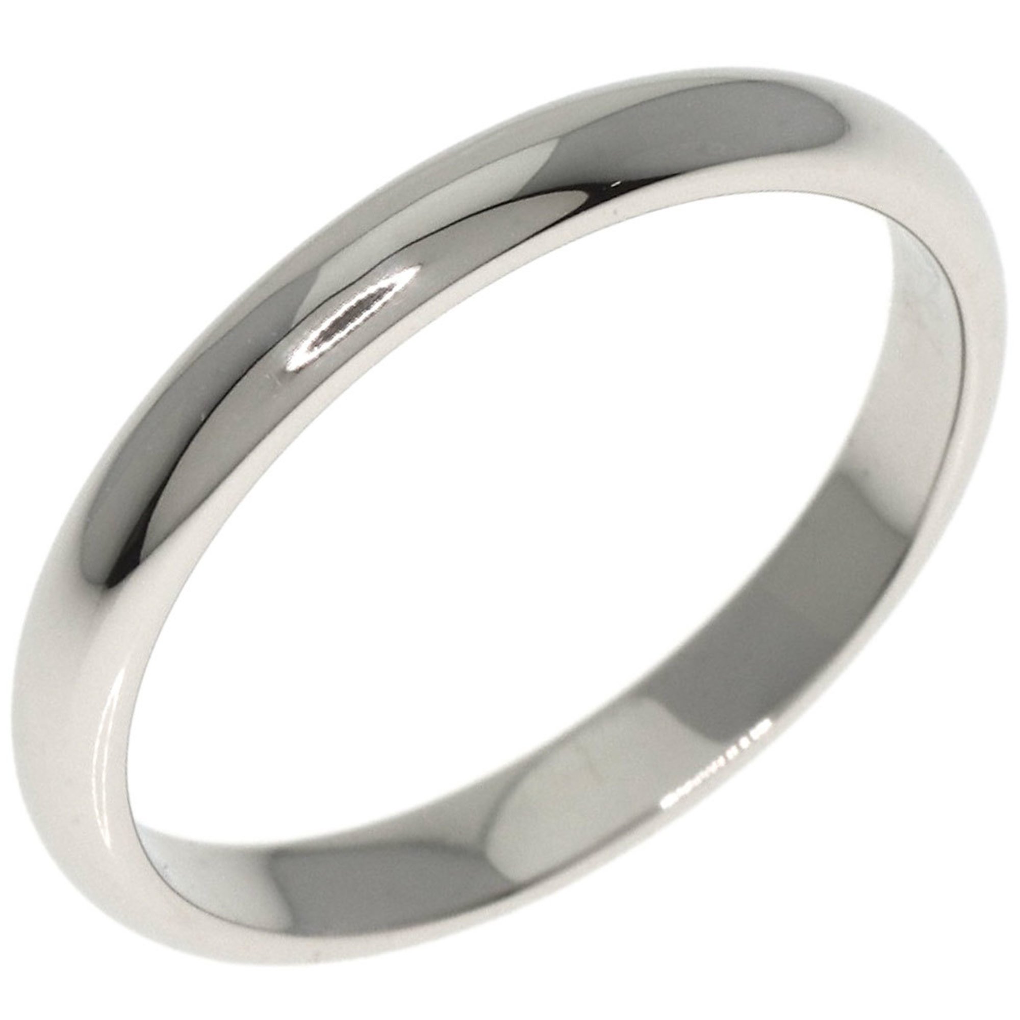 Cartier Classic Wedding Band #49 Ring, Platinum PT950, Women's CARTIER