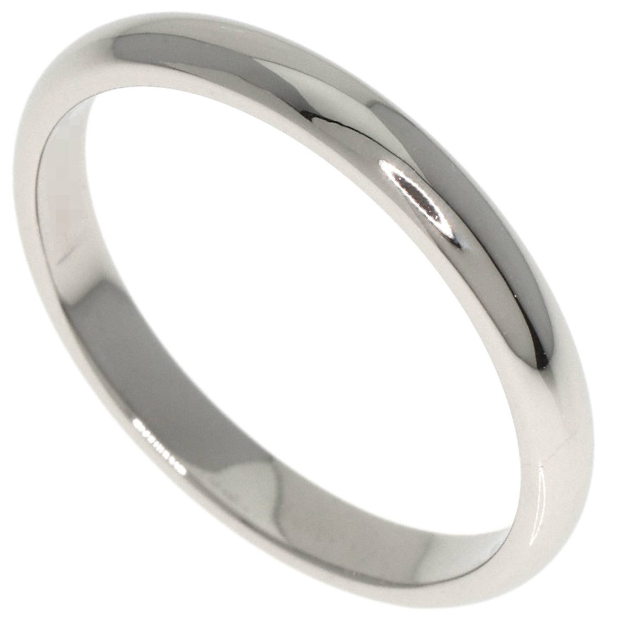 Cartier Classic Wedding Band #49 Ring, Platinum PT950, Women's CARTIER