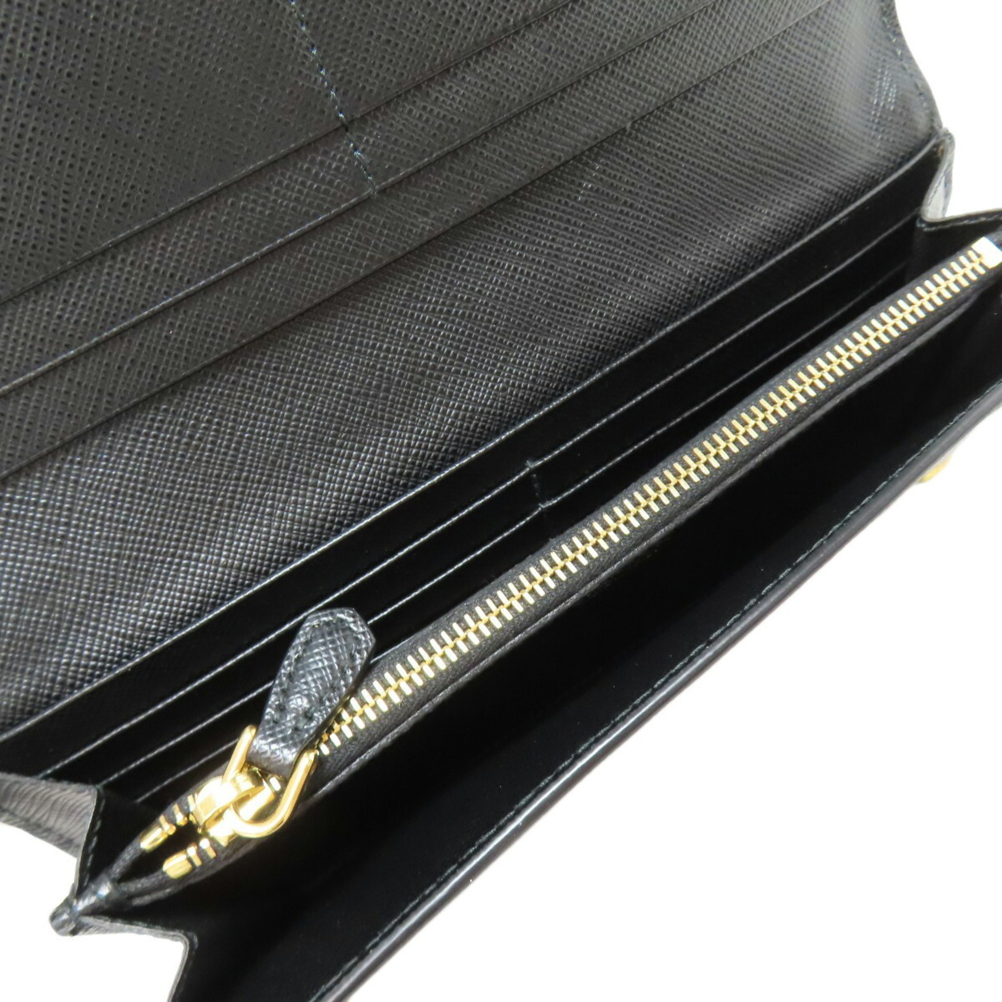 Prada Saffiano Long Wallet Leather Women's PRADA