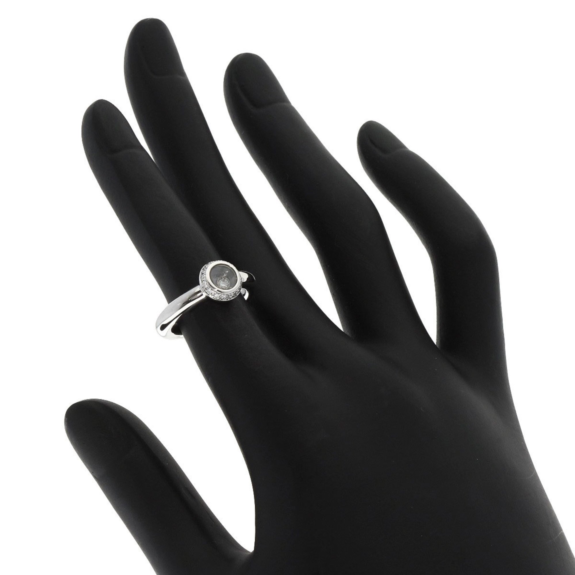 Chopard Happy Diamonds Ring, 18K White Gold, Women's