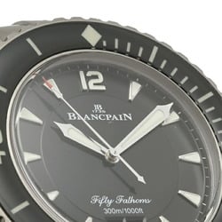 Blancpain Fifty Fathoms Large Date 5050-12B30-98B Black Dial Men's Watch