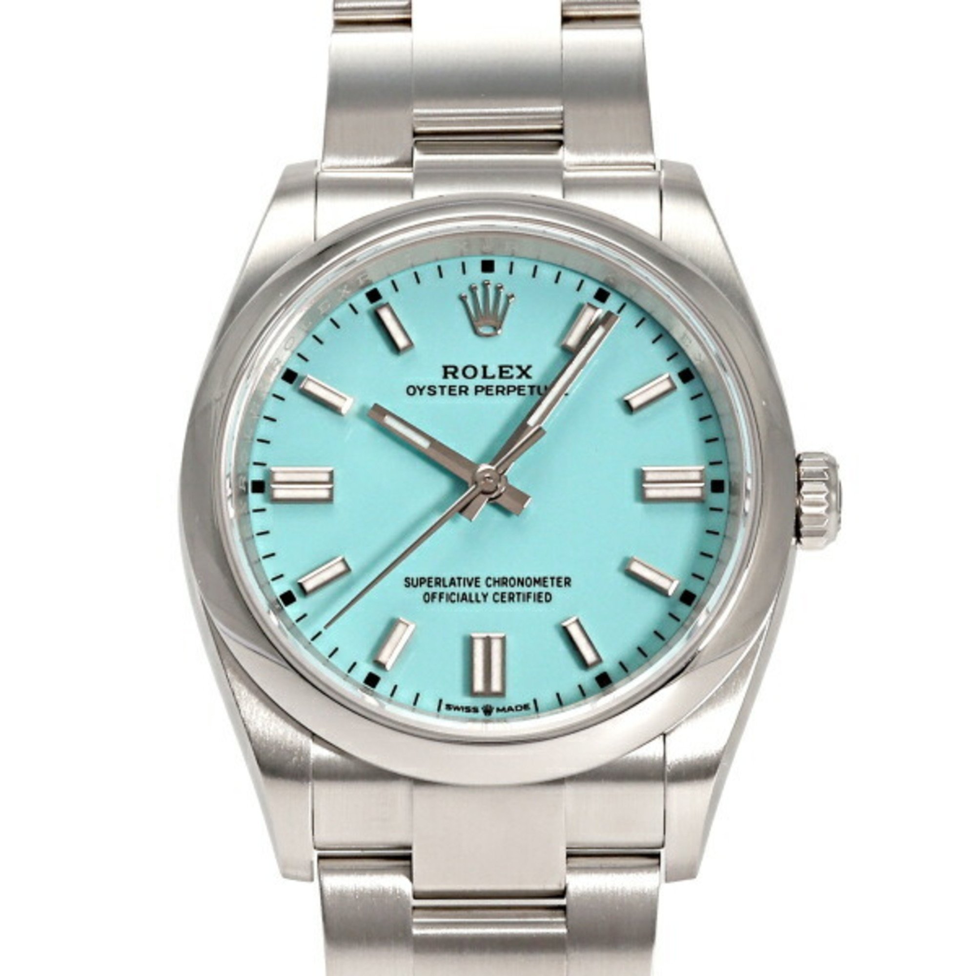 Rolex ROLEX Oyster Perpetual 36 126000 Turquoise Blue Dial Men's Watch