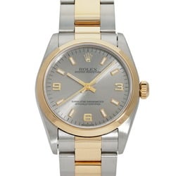 Rolex ROLEX Oyster Perpetual 31 67483 Grey/Arabic Dial Wristwatch for Men and Women