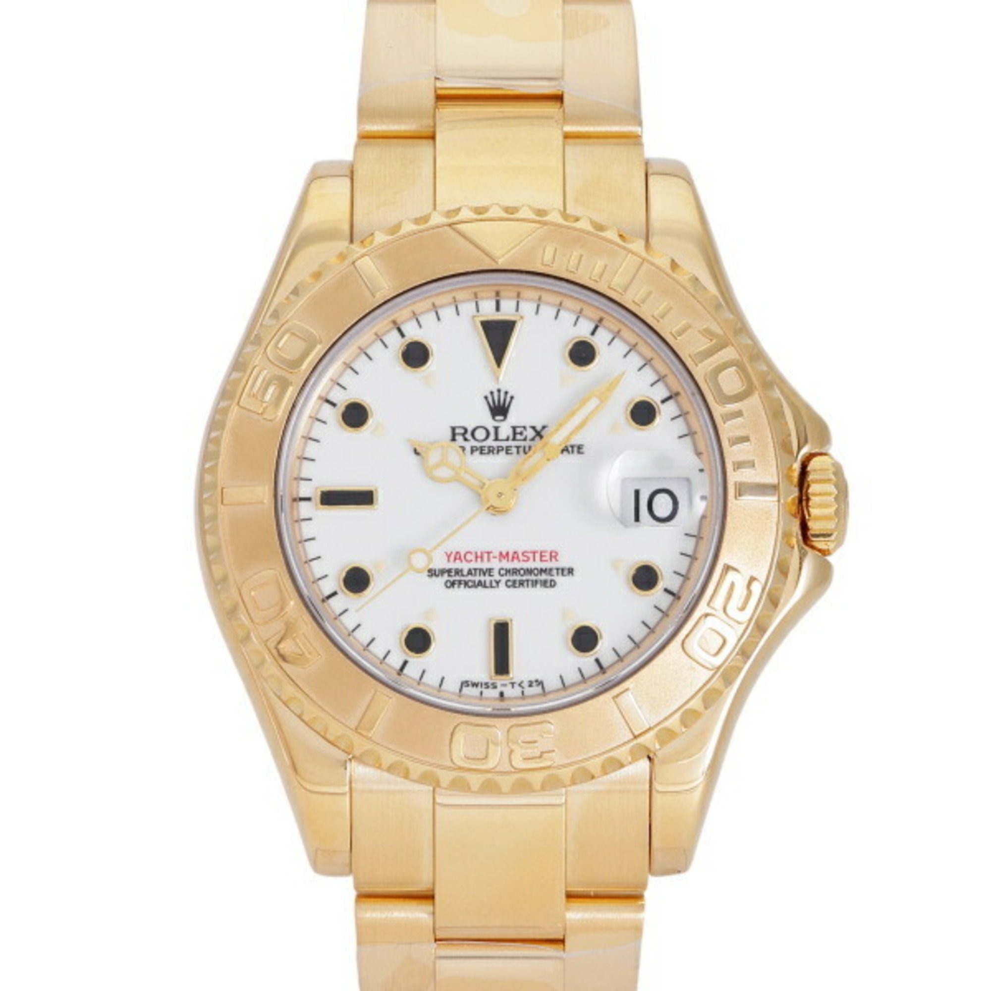 ROLEX Yacht-Master 68628 White/Dot Dial Watch for Men and Women