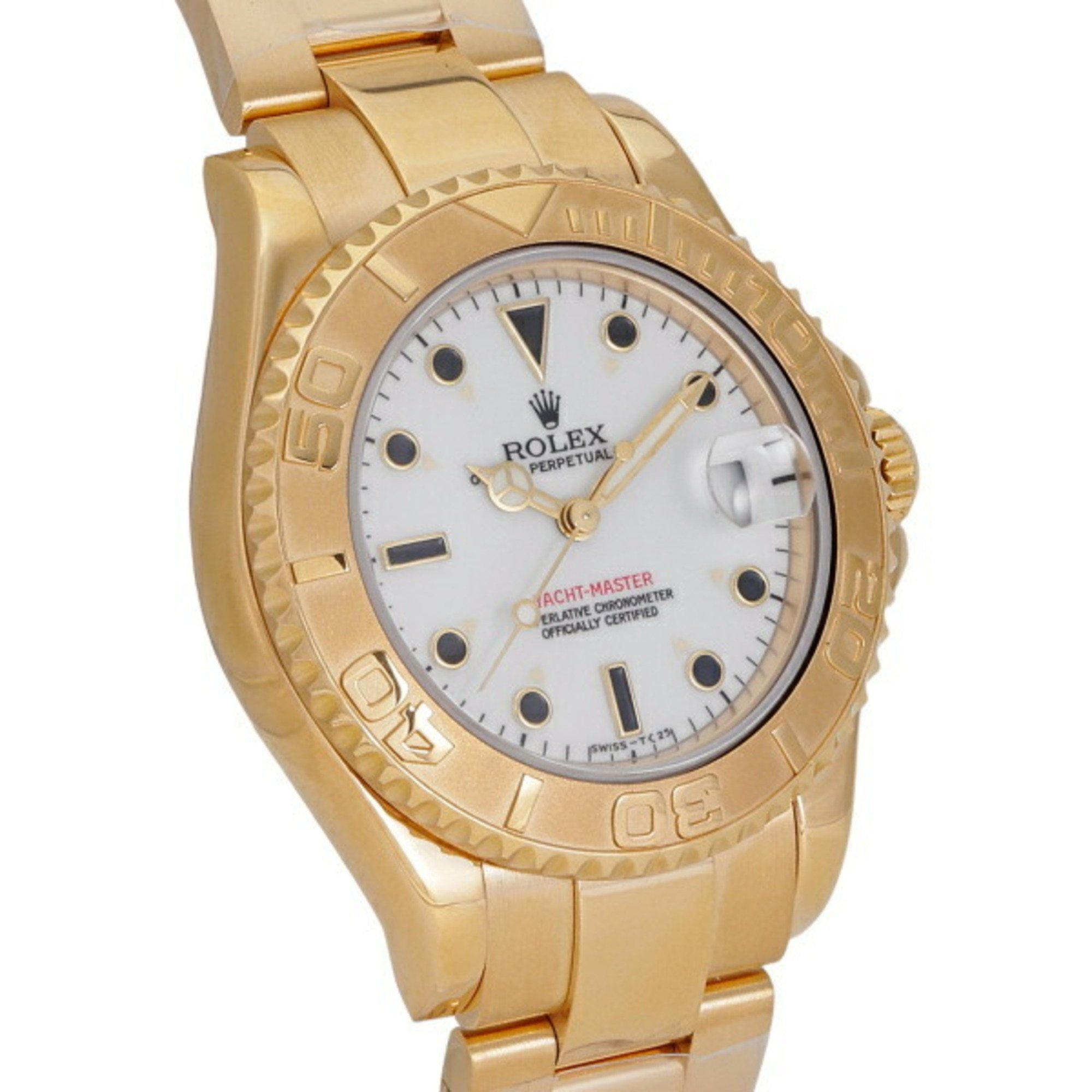 ROLEX Yacht-Master 68628 White/Dot Dial Watch for Men and Women