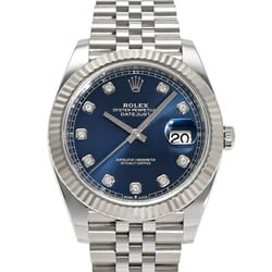 Rolex ROLEX Datejust 41 126334G Bright Blue Dial Men's Watch