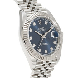 Rolex ROLEX Datejust 41 126334G Bright Blue Dial Men's Watch